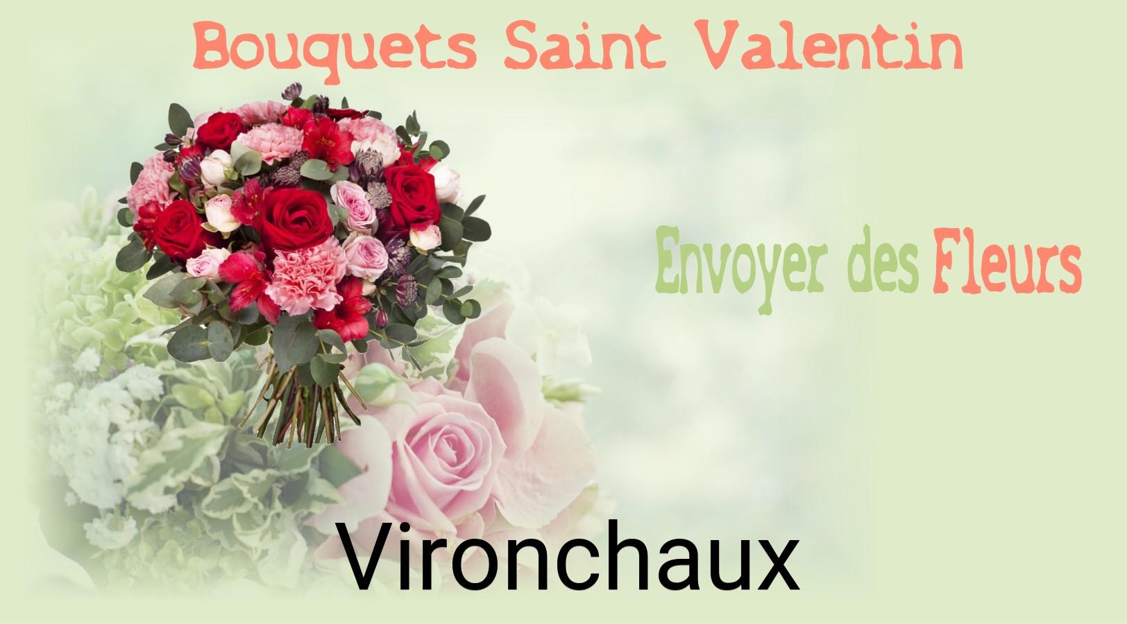 Roses de Saint-Valentin livrées à Vironchaux